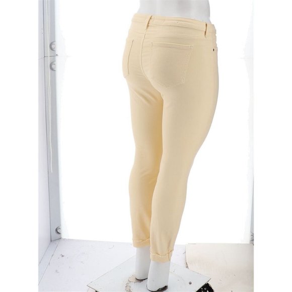 NWT NYDJ AMI SKINNY ANKLE RAW CUFF JEANS‎ COLOR MARIGOLD 16 - Picture 6 of 13